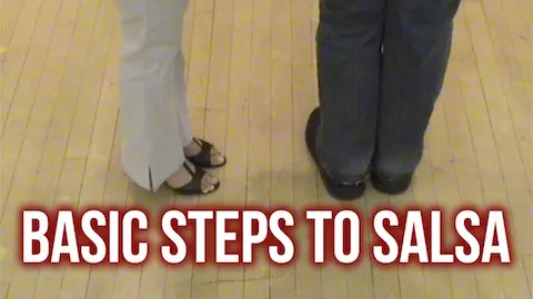 Free Salsa Dance Lesson : Salsa Basic Step